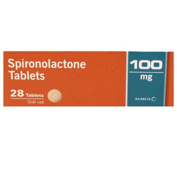 Spironolactone 100mg Tablets, 28 Tablets