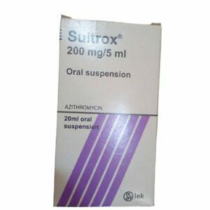 Suitrox Suspension - Azithromycin Suspension 200mg/5ml, 20ml