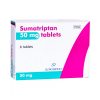 Sumatriptan 50mg Tablets, 6 Tablets