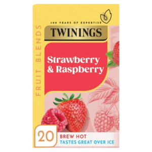Twinings Strawberry and Raspberry Pack Size 20 fruity herbal tea with strawberry and raspberry for refreshing wellness support daily tea enjoyment and flavourful hydration in Nigeria pharmacy