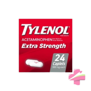 Tylenol 500mg tablets for headache fever and body pain relief in Nigeria pharmacy