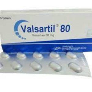 Valsartil 80mg Capsules, 30 Capsules