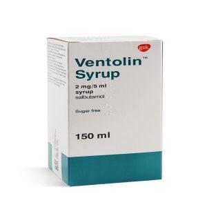 Ventolin Syrup Salbutamol, 150ml