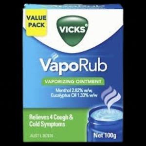 Vicks VapoRub 100g chest rub for cough relief breathing comfort and respiratory wellness support in Nigeria pharmacy