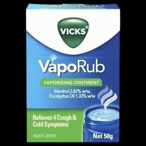 Vicks VapoRub 50g chest rub for cough relief breathing comfort and respiratory wellness support in Nigeria pharmacy
