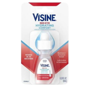 Visine Red Eye Hydrating Comfort Eye Drop Redness Relief 8ml for red eyes eye hydration soothing comfort and redness reduction in Nigeria pharmacy