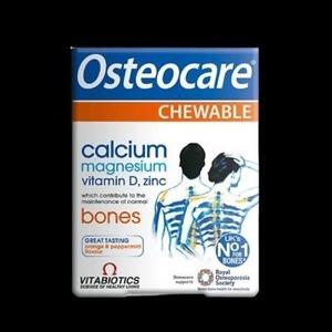 Vitabiotics Osteocare Chewable Tablets for bone wellness and calcium support in Nigeria pharmacy