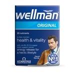Wellman Original Tablets, 30 Tablets – men’s daily multivitamin supplement formulated with essential vitamins and minerals to support energy, immunity, and overall health.