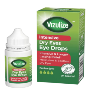Vizulize Intensive Dry Eye Drops 5ml for intensive dry eye relief lubricating eye hydration soothing irritated eyes and long lasting moisture support in Nigeria pharmacy
