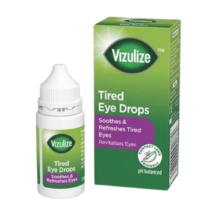 Vizulize Tired Eye Drops for tired eyes eye refreshment soothing comfort relief from eye fatigue and everyday eye care support in Nigeria pharmacy