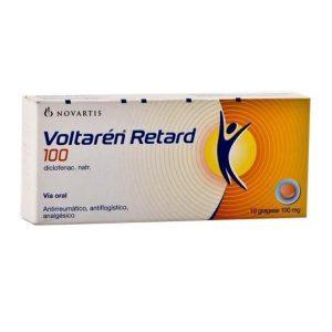 Voltaren Retard 100mg Tablets, 10 Tablets