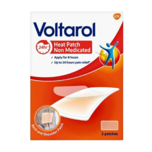 Voltarol Heat Patch for muscle pain back pain and stiffness relief in Nigeria pharmacy