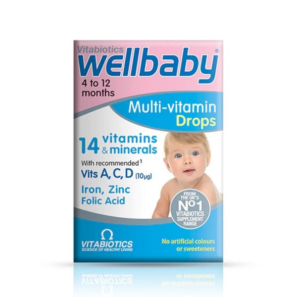 Wellbaby Multi Vitamin Drops 4 To 12 Months, 30ml