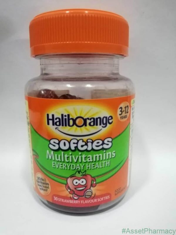 HALIBORANGE SOFTIES MULTIVITAMINS 3-12 YEARS