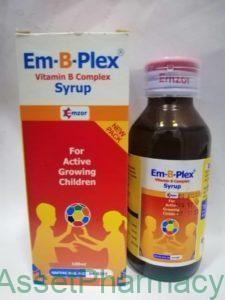 EM-B-PLEX VITAMIN B-COMPLEX SYRUP 100ML - Asset Pharmacy