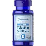 Puritan's Pride Super Biotin 5000mcg Capsules 60 Capsules