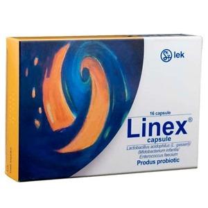 Linex Capsules 16 Capsules probiotic supplement containing beneficial bacteria for digestive health support intestinal flora balance and gut wellness in Nigeria pharmacy