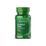 Puritan's Pride Chelated Zinc 25mg 100 Tablets