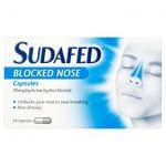 Sudafed Blocked Nose Capsules,  12 Capsules