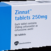 Zinnat 250mg Tablets 10 Tablets 1