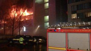 Car park fire destroys 1,400 vehicles 4