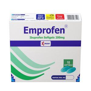 Emprofen 200mg Softgel - Ibuprofen 200mg, 10 Softgel