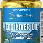 Puritan’s Pride Cod Liver Oil 1000MG 100 Capsules