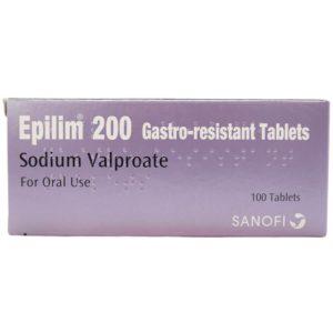 Epilim 200mg Tablets - Sodium Valproate, 10 Tablets