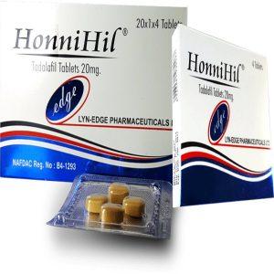 HonniHil Tadalafil 20mg Tablets, 4 Tablets