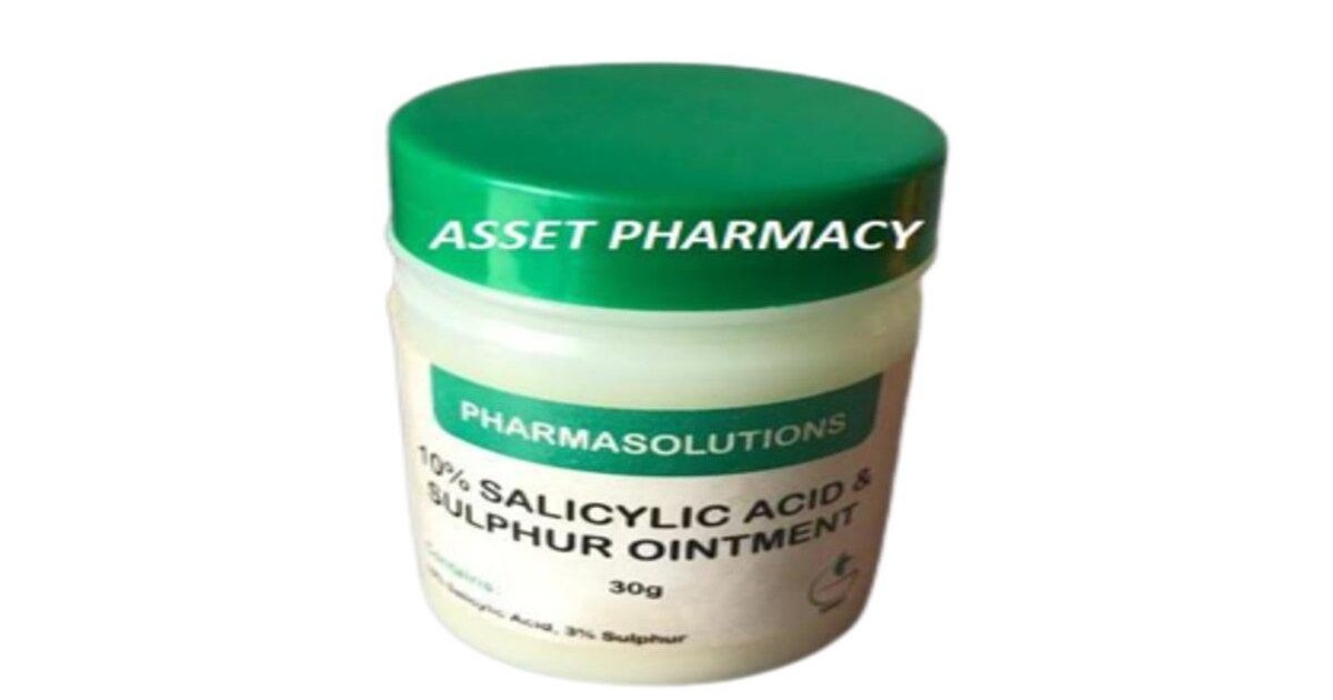 Salicylic Acid Sulphur Ointment 10%, 30g - Asset Pharmacy