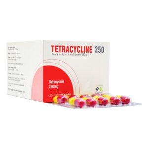 Tetracycline Capsules, 10 Capsules