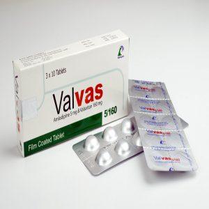 Valvas 5/160mg Tablets, 30 Tablets