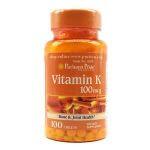 Puritan’s Pride – Vitamin K 100mcg Tablets 100 Tablets