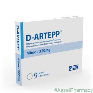 D-Artepp Tablets - Malaria Tablets, 9 Tablets