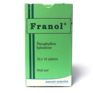 Franol Tablet Asthma Treatment, 10 Tablets