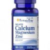 Puritan's Pride Chelated Calcium, Magnesium, Zinc Caplets 100 Caplets 1