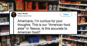 "American Food Aisle" In British Store Is Mostly Candy and Jars of Hot Dogs 95