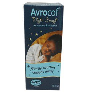 Avrocof Night Cough Syrup For Infants, 100ML