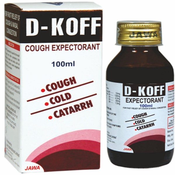 D-KOFF Cough Expectorant Syrup, 100ml