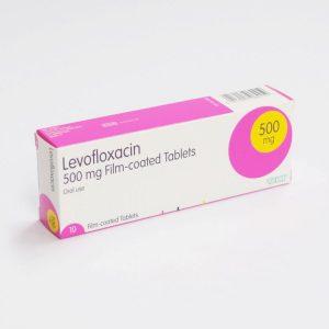 Levofloxacin 500mg Tablets, 10 Tablets