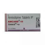 Amcard-10 Amlodipine Tablets, 30 Tablets