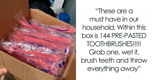 People Are Disgusted With How Wasteful This Woman Is With Her Use Of Pre-Pasted Toothbrushes 27