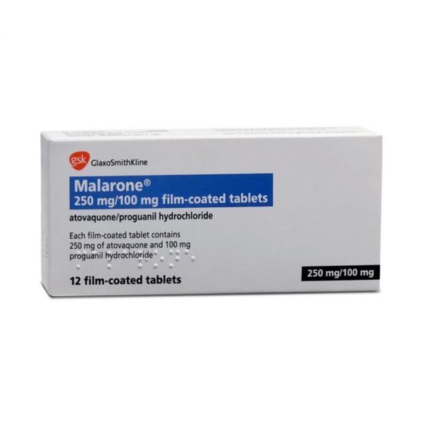 Malarone Tablets - Malaria Tablets, 12 Tablets