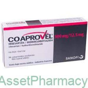 CoAprovel 300/12.5mg Tablets - Irbesartan Hydrochlorothiazide, 28 Tablets