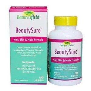 Natures Field BeautySure Hair Skin & Nails Formula, 60 Capsules