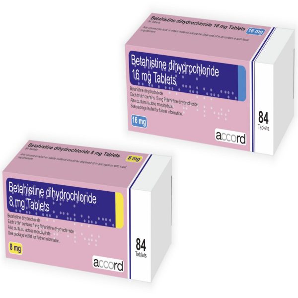 Betahistine Dihydrochloride 16mg Tablets, 21 Tablets - Asset Pharmacy