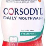 CORSODYL DAILY MOUTHWASH ALCOHOL FREE DAILY GUM CARE MOUTHWASH FRESH MINT 500ML