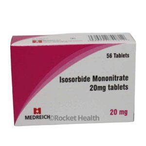 Isosorbide Mononitrate 20mg, 56 Tablets