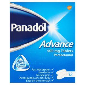 Panadol Advance 500mg Tablets, 32 Tablets