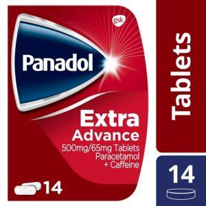 Panadol Extra Advance Pain Relief Tablets, 14 Tablets